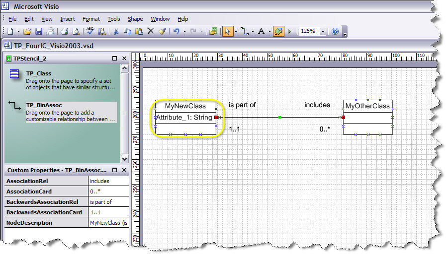 Visio-UMLGetModelWithAttrib